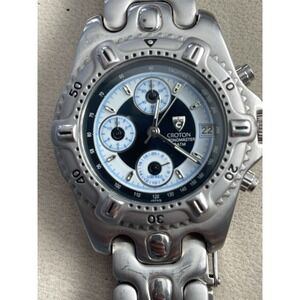Croton Chronomaster Stainless Steel Quartz Mens Watch.  (10)‎